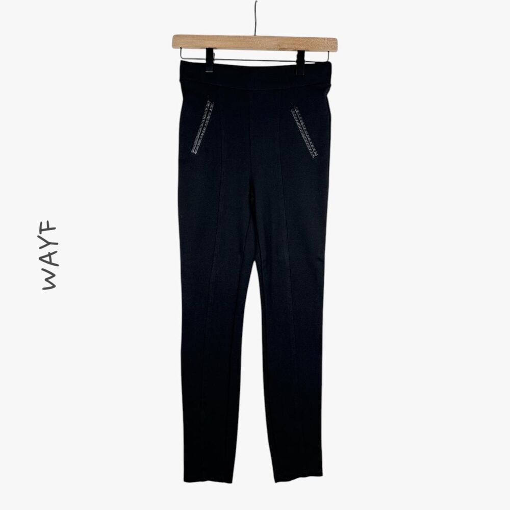 WAYF Women's Workwear Stretch Leggings in Black Size XS